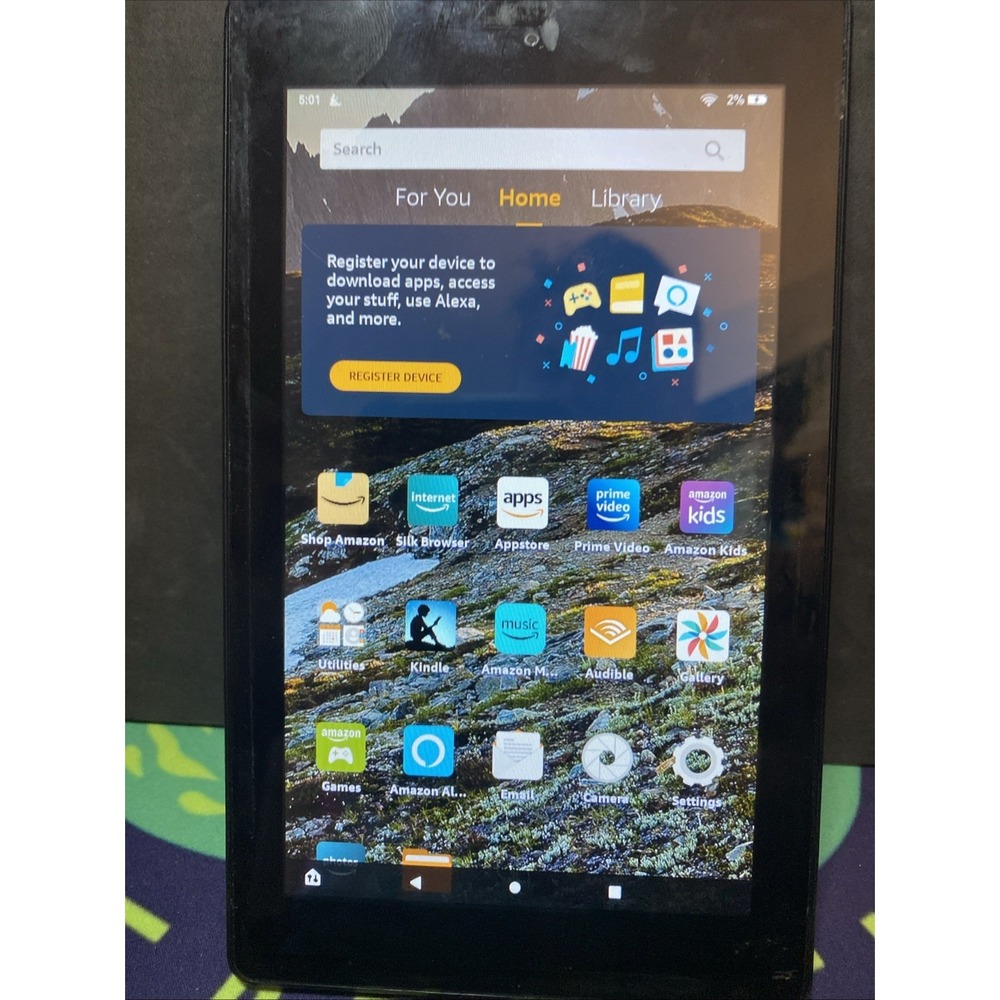 Amazon Fire 7 Kindle Model M8S26G 7" Screen * Factory Reset Works Nice C3